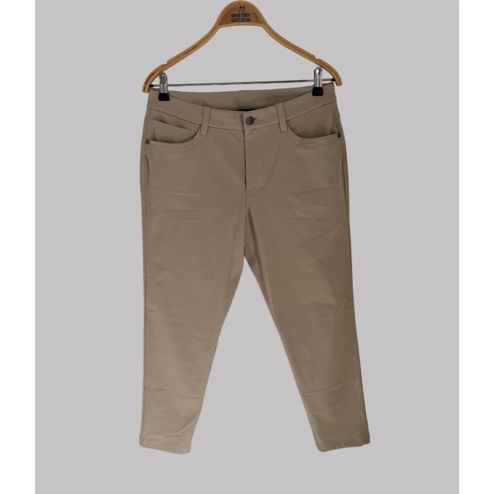 Lululemon Beige ABC Slim Fit Pants Size 30 4-Way Stretch Mens Casual Everyday We